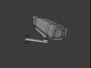outdoor surveillance camera 3D-Modell