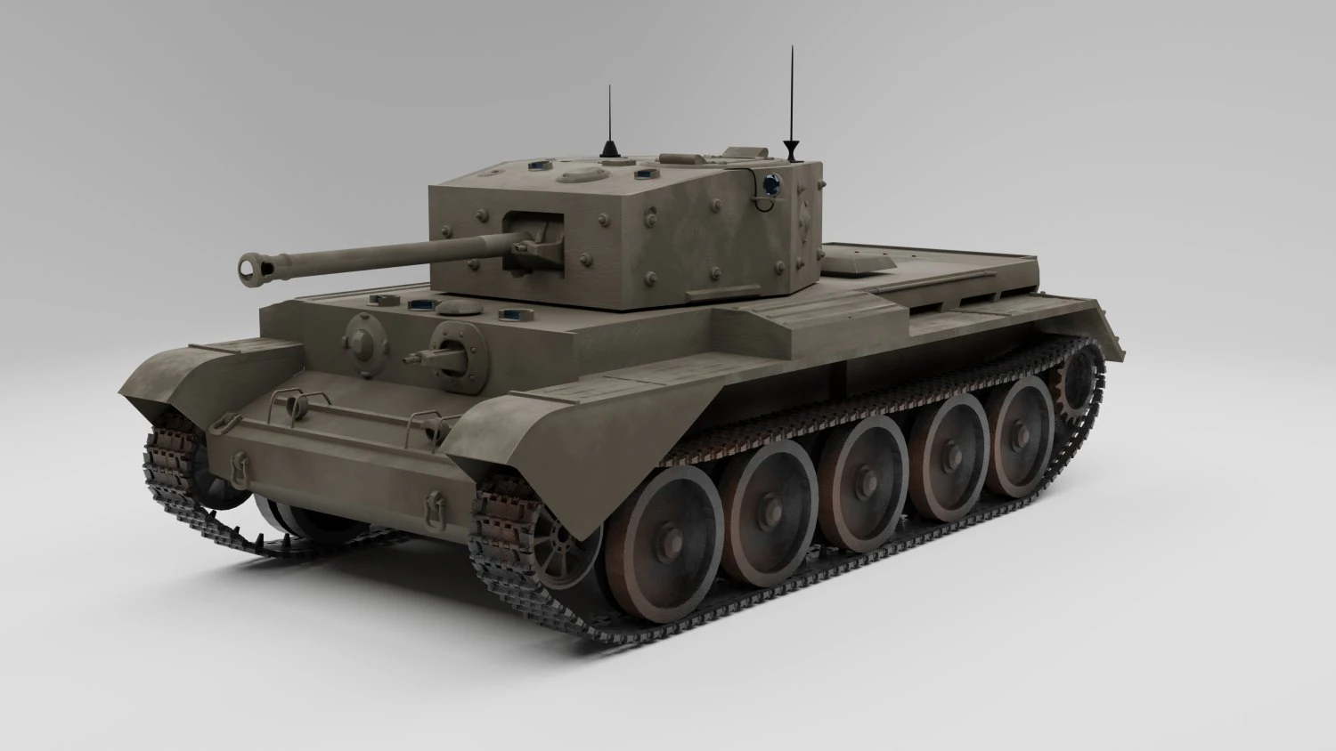 Cromwell 1 3D Model .c4d .max .obj .3ds .fbx .stl .blend 