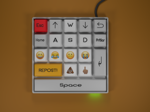 Keyboard with the most necessary 3D Model