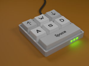 Keyboard with the most necessary 3D 模型