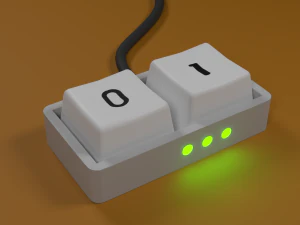 Keyboard with the most necessary 3D Model