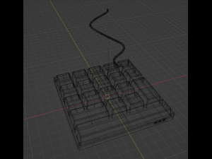 Keyboard with the most necessary 3D 模型