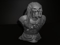predator bust figurine 3d printing assembly Modello di stampa 3D