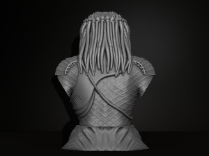 predator bust figurine 3d printing assembly Modèles 3D en vedette