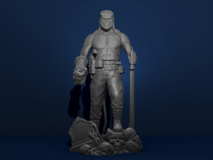 hellboy dc comics action figures marvel model file stl for 3d printing fdm-fff dlp-sla-sls Modello di stampa 3D