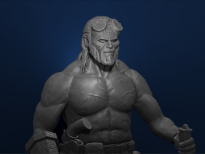 hellboy dc comics action figures marvel model file stl for 3d printing fdm-fff dlp-sla-sls Modello di stampa 3D