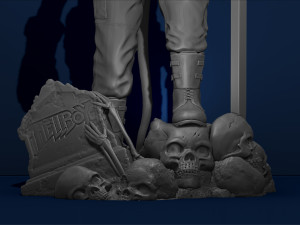 hellboy dc comics action figures marvel model file stl for 3d printing fdm-fff dlp-sla-sls Modello di stampa 3D