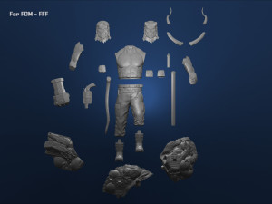 hellboy dc comics action figures marvel model file stl for 3d printing fdm-fff dlp-sla-sls Modello di stampa 3D