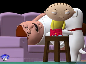 family guy griffin model printing miniature assembly file stl-obj for 3d printing fdm-fff dlp-sla- 3D Model