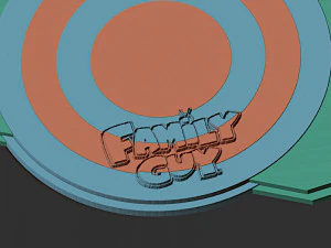 family guy griffin model printing miniature assembly file stl-obj for 3d printing fdm-fff dlp-sla- 3D Model