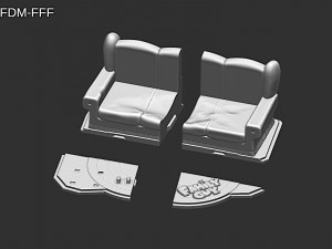 family guy griffin model printing miniature assembly file stl-obj for 3d printing fdm-fff dlp-sla- 3D Модель