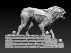 predator dog model printing miniature assembly file stl-obj for 3d printing fdm-fff dlp-sla-sls ins 3D Print Model
