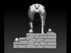 predator dog model printing miniature assembly file stl-obj for 3d printing fdm-fff dlp-sla-sls ins 3D Print Model