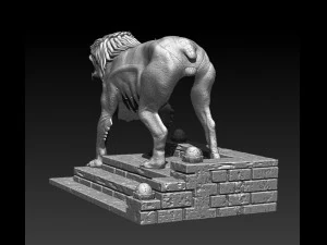 predator dog model printing miniature assembly file stl-obj for 3d printing fdm-fff dlp-sla-sls ins 3D Print Model