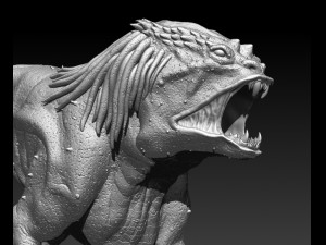 predator dog model printing miniature assembly file stl-obj for 3d printing fdm-fff dlp-sla-sls ins 3D-Druckmodell