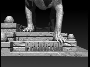predator dog model printing miniature assembly file stl-obj for 3d printing fdm-fff dlp-sla-sls ins 3D-Druckmodell
