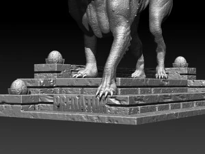 predator dog model printing miniature assembly file stl-obj for 3d printing fdm-fff dlp-sla-sls ins 3D Print Model