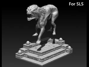predator dog model printing miniature assembly file stl-obj for 3d printing fdm-fff dlp-sla-sls ins 3D Print Model