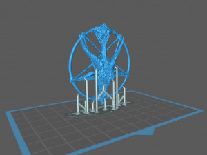 medallion depicting the deity baphomet that the knights templar were accused of worshipping file Modello 3D