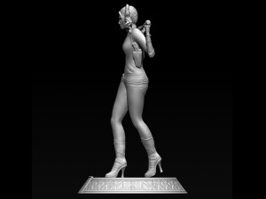 harley quinn suicide squad model printing miniature assembly file stl-obj for 3d printing two size 1 3Dプリントモデル