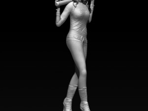 harley quinn suicide squad model printing miniature assembly file stl-obj for 3d printing two size 1 3Dプリントモデル
