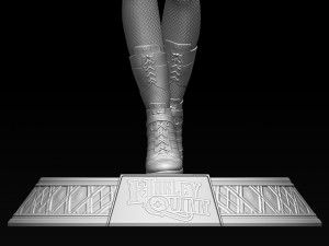 harley quinn suicide squad model printing miniature assembly file stl-obj for 3d printing two size 1 3Dプリントモデル
