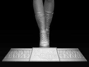 harley quinn suicide squad model printing miniature assembly file stl-obj for 3d printing two size 1 3D Print Model