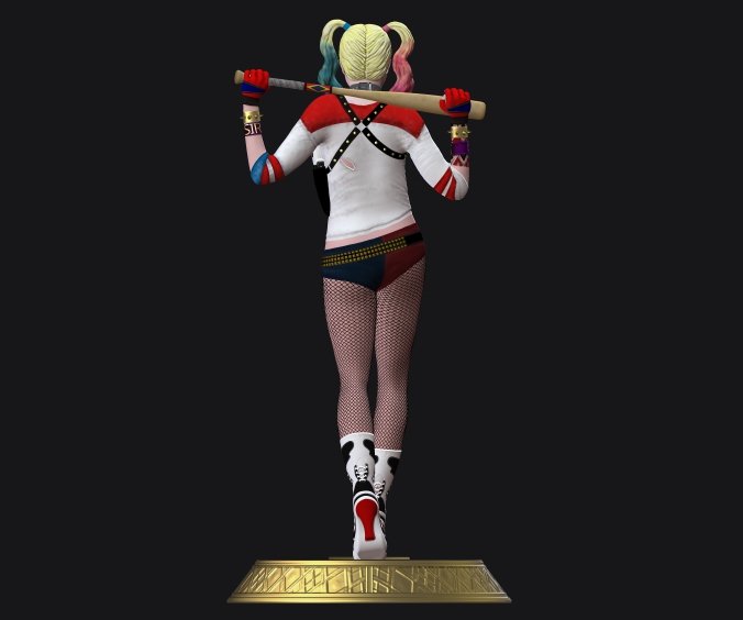 Harley Quinn Suicide Squad Model Printing Miniature