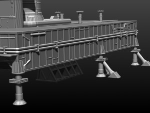space shuttle file stl for all 3d printer two versions on platform and in the take-off phase lamp 3D Print Model
