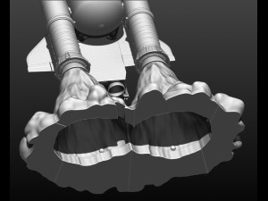 space shuttle file stl for all 3d printer two versions on platform and in the take-off phase lamp 3D Print Model