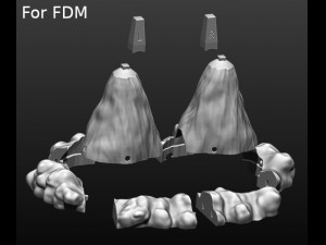 space shuttle file stl for all 3d printer two versions on platform and in the take-off phase lamp 3D Print Model