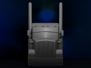 american heavy truck peterbilt custom model printing file stl for 3d printer fdm-fff dlp-sla-sls 3D Baskı Modeli