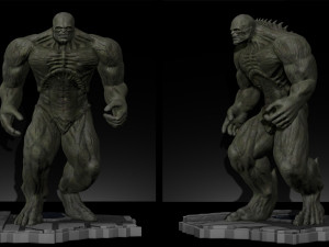 abomination hulk from movie the incredible hulk 2008 with edward norton file stl for 3d printer f 3D Print Model