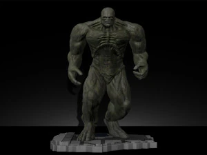 3d yazıcı f i&ccedil;in edward norton dosya stl ile inanılmaz hulk 2008 filminden iğren&ccedil; hulk 3D Baskı Modeli