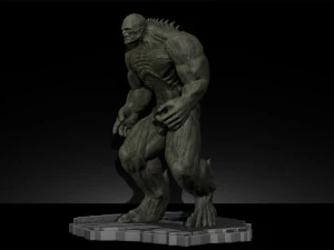 3d yazıcı f i&ccedil;in edward norton dosya stl ile inanılmaz hulk 2008 filminden iğren&ccedil; hulk 3D Baskı Modeli