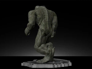 3d yazıcı f i&ccedil;in edward norton dosya stl ile inanılmaz hulk 2008 filminden iğren&ccedil; hulk 3D Baskı Modeli