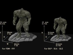 abomination hulk from movie the incredible hulk 2008 with edward norton file stl for 3d printer f 3D-printmodel