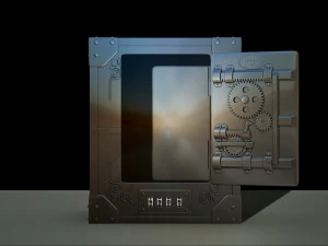 money box reproduction of safe rhino ironworks model printing assembly file stl for 3d printing 3D Print Model