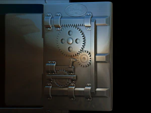 money box reproduction of safe rhino ironworks model printing assembly file stl for 3d printing 3D Print Model