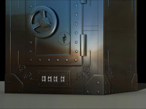 money box reproduction of safe rhino ironworks model printing assembly file stl for 3d printing 3D Print Model