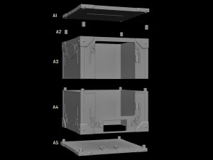 money box reproduction of safe rhino ironworks model printing assembly file stl for 3d printing 3D Print Model