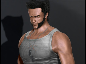 Wolverine logan by hugh jackman marvel comics model printing miniature assembly file stl for 3d prin 3Dプリントモデル