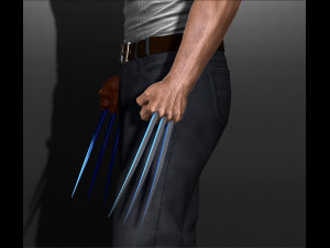 Wolverine logan by hugh jackman marvel comics model printing miniature assembly file stl for 3d prin 3Dプリントモデル