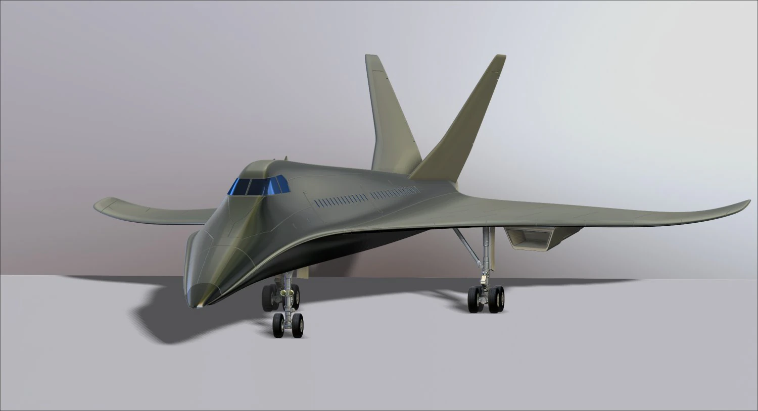concorde prototype aircraft of the future model printing miniature assembly file stl for 3d printing 3D Print Model .c4d .max .obj .3ds .fbx .stl .blend 