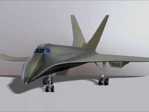 concorde prototype aircraft of the future model printing miniature assembly file stl for 3d printing 3D Print Model