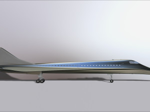 concorde prototype aircraft of the future model printing miniature assembly file stl for 3d printing 3D Print Model
