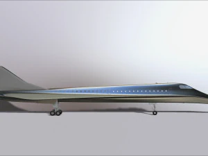 concorde prototype aircraft of the future model printing miniature assembly file stl for 3d printing 3D Print Model