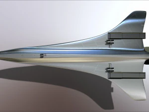 concorde prototype aircraft of the future model printing miniature assembly file stl for 3d printing 3D Print Model