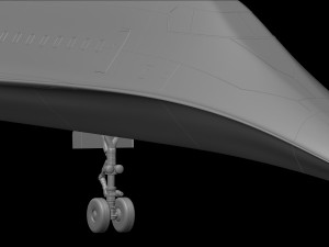concorde prototype aircraft of the future model printing miniature assembly file stl for 3d printing 3D Print Model
