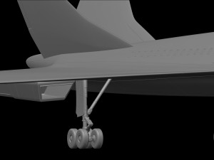 concorde prototype aircraft of the future model printing miniature assembly file stl for 3d printing 3D Print Model